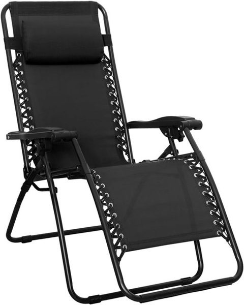 Zero Gravity Foldable Lounge Chair with Pillow