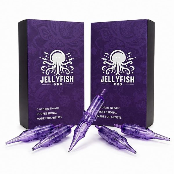 Jellyfish Pro 1003RL Fine Line Tattoo Cartridge Needles, 40 Count